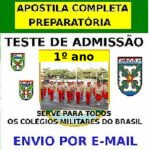 teste do colégio militar